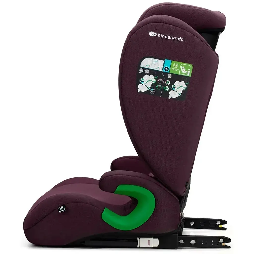 Автокресло Kinderkraft Junior Fix 2 i-Size Cherry Pearl (KCJUFI20RED0000) - фото 4