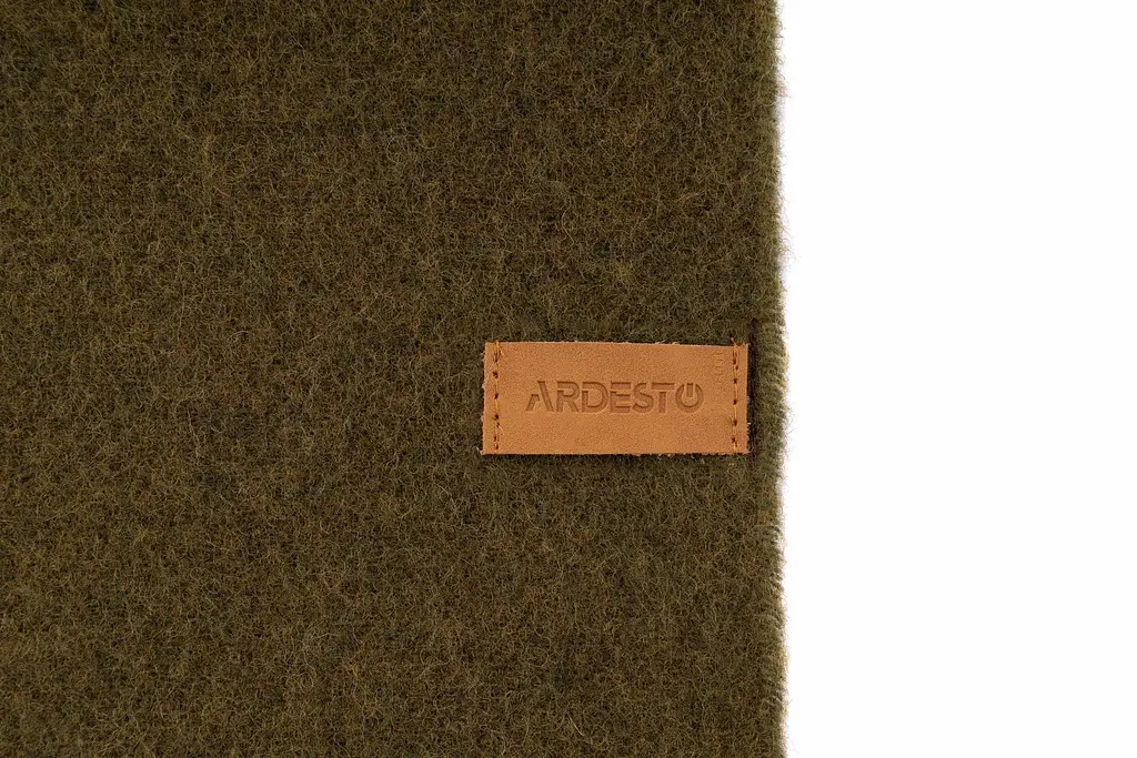 Плед Ardesto Leonardo Doubleface 140x200 см 100% вовна хакі-коричневий (ART0402LD) - фото 4
