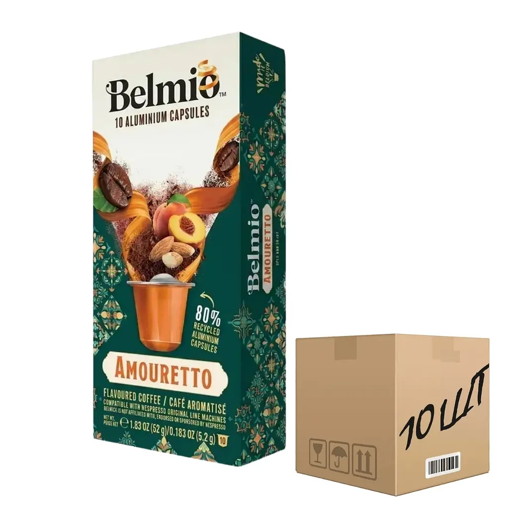 Кава в капсулах Nespresso Belmio Amouretto 10 шт (скринька 10 шт)