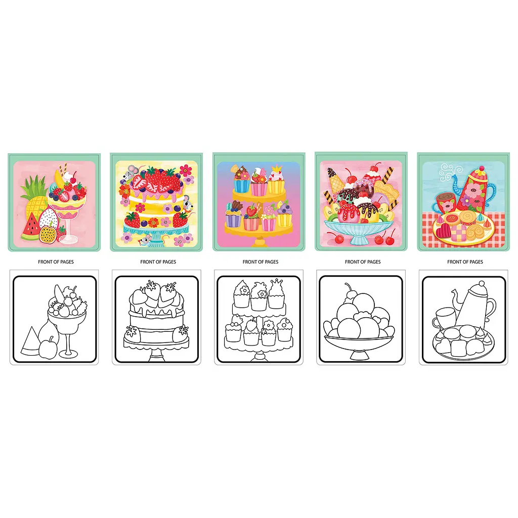 Водные раскраски Let's Craft Магические перевоплощения Лакомства (MRP014) - фото 2