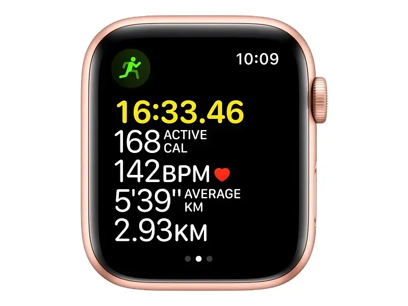 Смарт-годинник Apple Watch SE GPS 44mm Gold Aluminum Case w. Starlight Sport Band (MKQ53) - фото 2