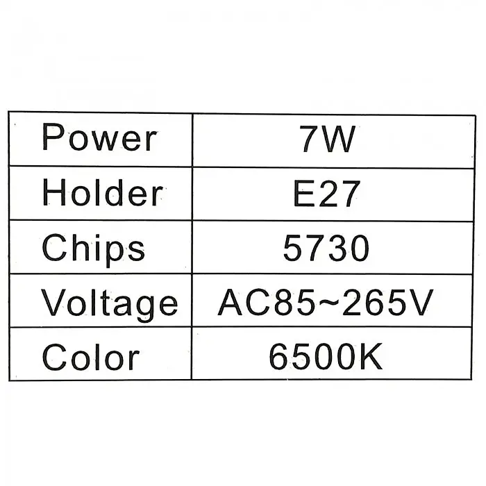 Лампочка світлодіодна з датчиком руху та сенсором E27 7 W Chips 5730 - фото 2