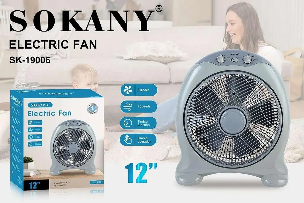 Вентилятор Sokany SK-19006 - фото 8