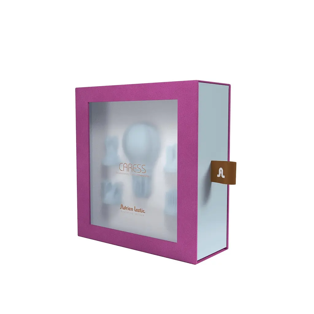 Вибратор для клитора Adrien Lastic Caress голубой - фото 9