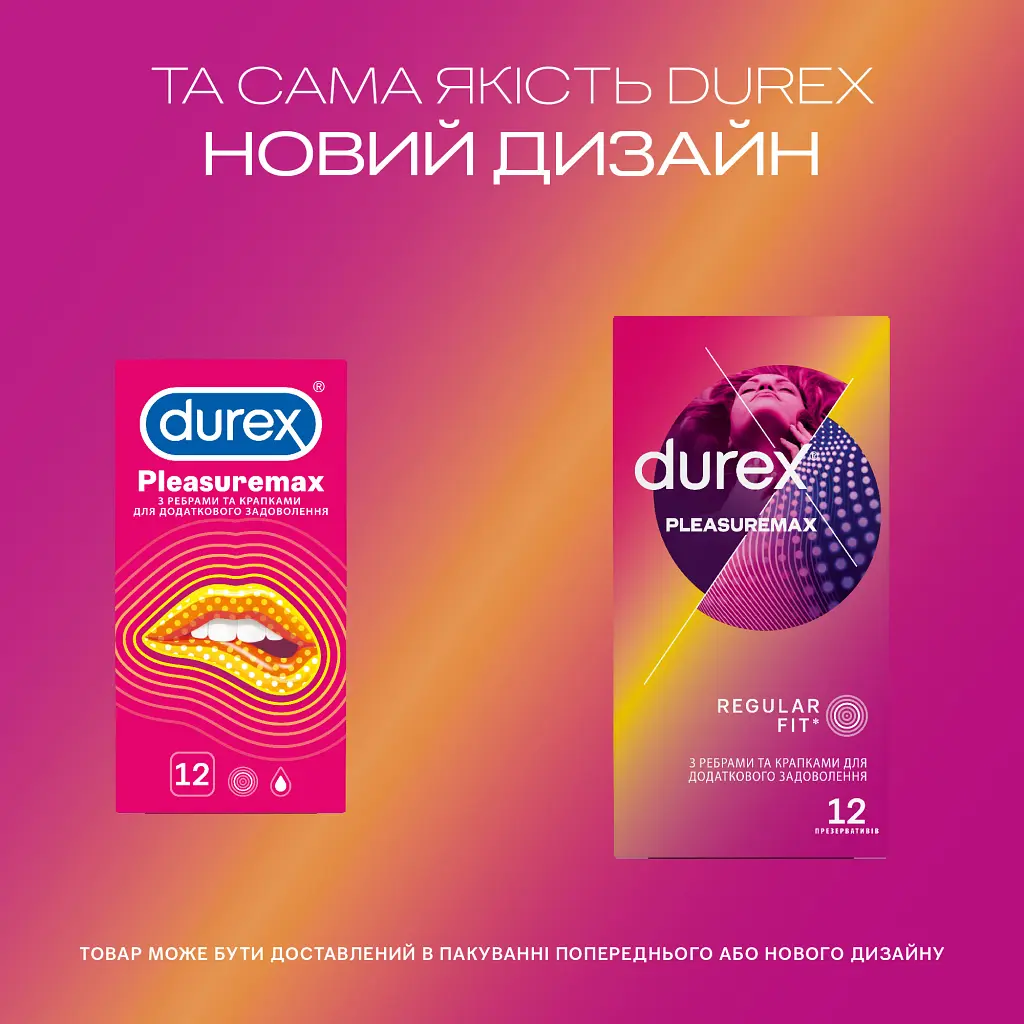 Презервативи Durex Pleasuremax з силіконовою змазкою з ребрами та крапками 12 шт. (5038483204016) - фото 4