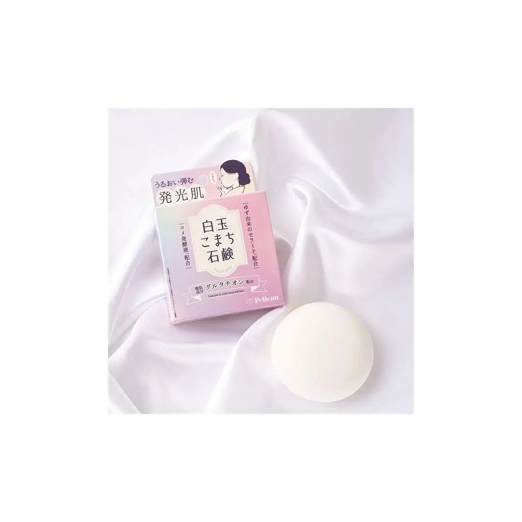 Тверде мило Pelican Face Soap для обличчя з глутатіоном 80 г (4976631481784) - фото 4