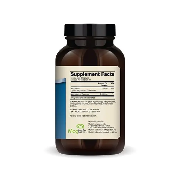 Витамины и минералы Dr. Mercola Magnesium L-Threonate, 90 капсул - фото 2