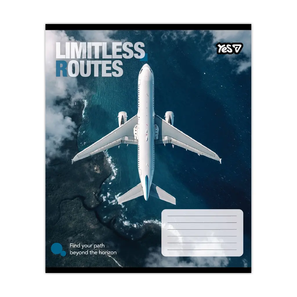 Зошит Yes Limitless routes А5 48 аркушів, лінія (769041), в асортименті - фото 5