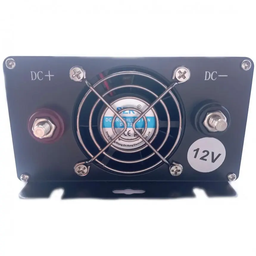 Инвертор напряжения Inverter Expert Tigee Power Inverter 022 чистая синусоида Black 1 розетка экран з 12V на 220V 3000W (11107) - фото 3