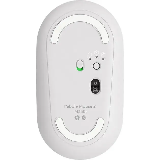 Миша бездротова Logitech Pebble Mouse 2 M350s (910-007013) біла - фото 6