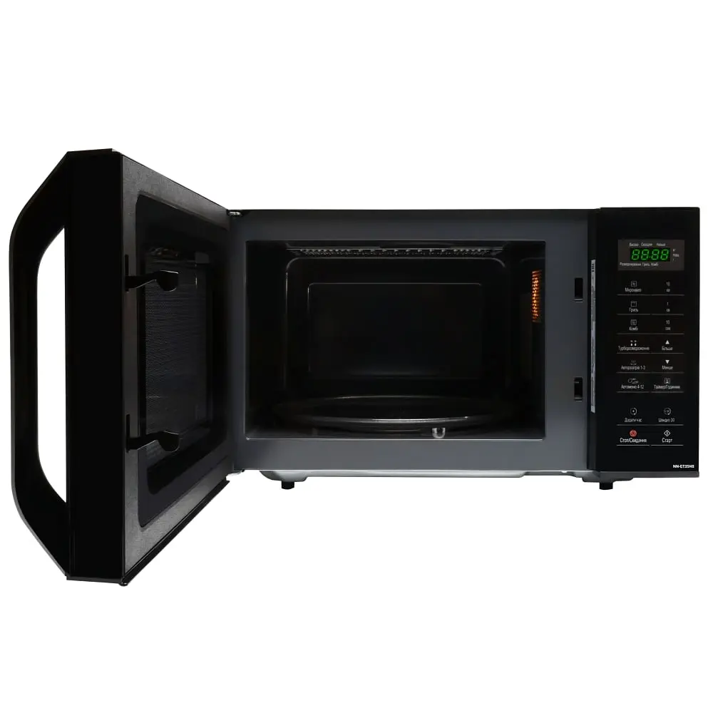 Микроволновая печь Panasonic 23л 800Вт гриль дисплей черный - фото 3
