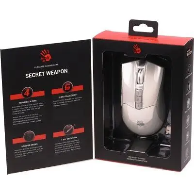 Комп'ютерна мишка A4Tech Bloody R90 Plus Wireless Greyish White (4711421001731) - фото 10
