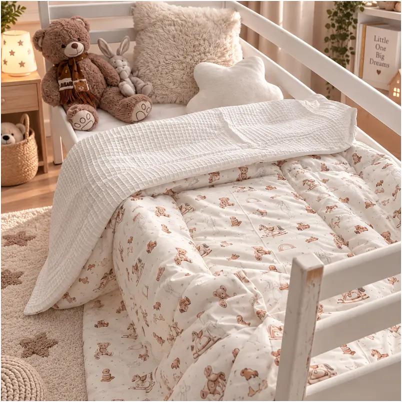 Плед дитячий MirSon Silky Waffle Warm toys 90х110 см (2200013893141) - фото 6
