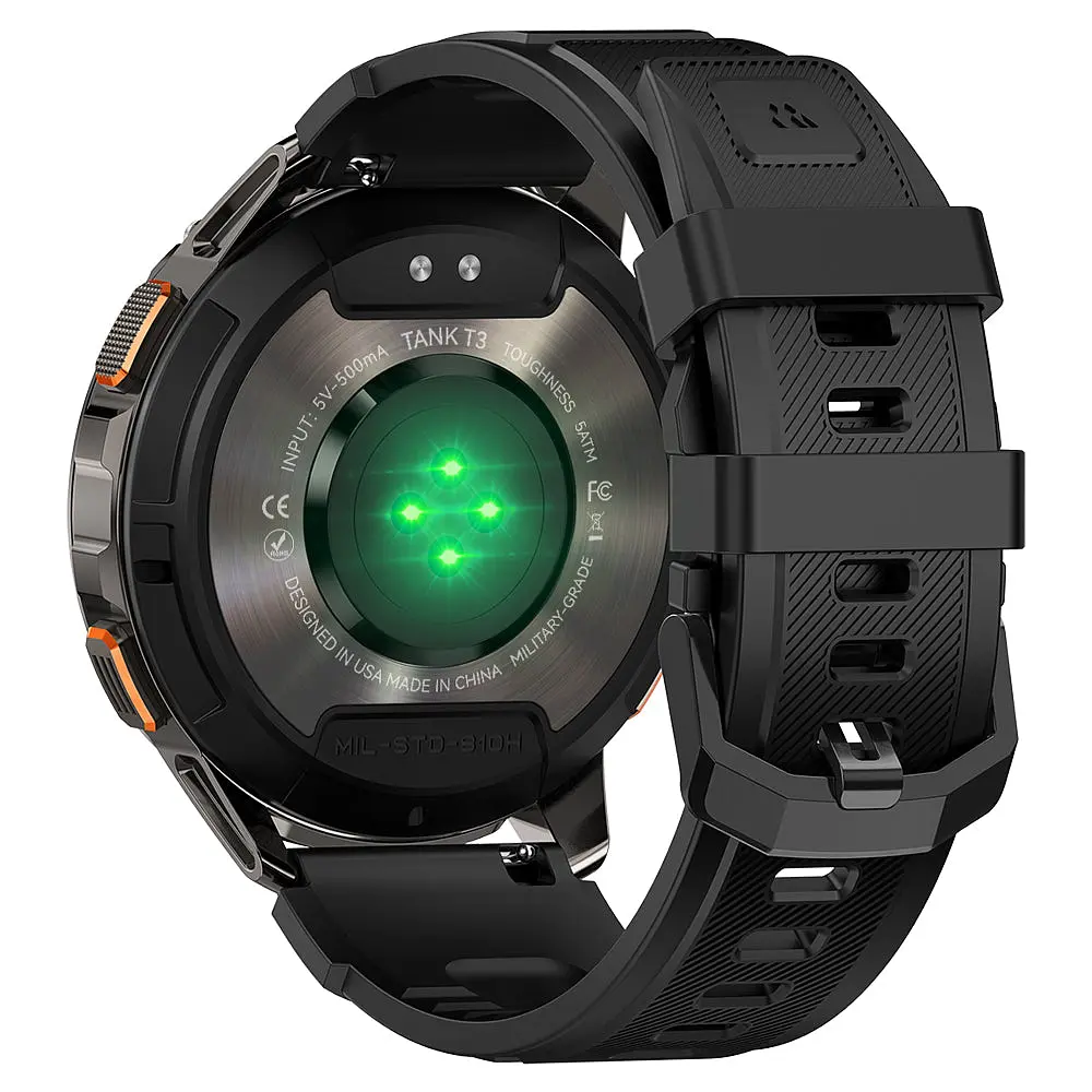 Смарт-годинник Kospet Tank T3 Special Edition Original тактичний black (16988) - фото 3