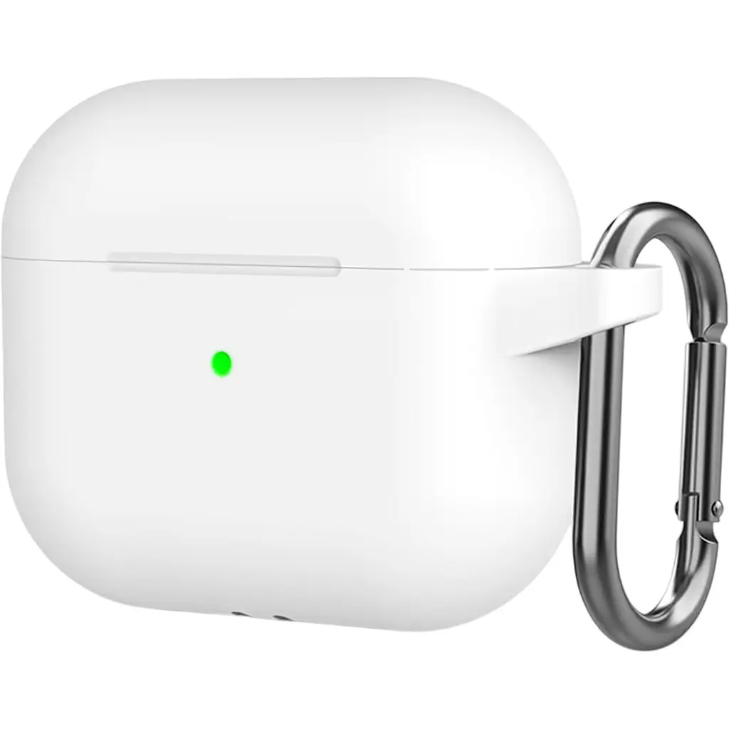 Чехол Silicone Case для Apple AirPods 4 White [122751] - фото 2