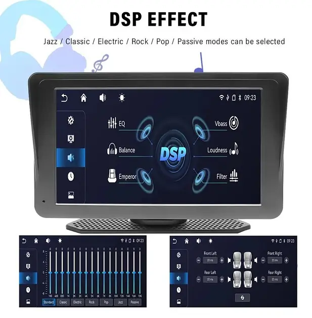 Портативный экран 7 дюймов с CarPlay XPRO 701W (44581-701W_1504) - фото 5