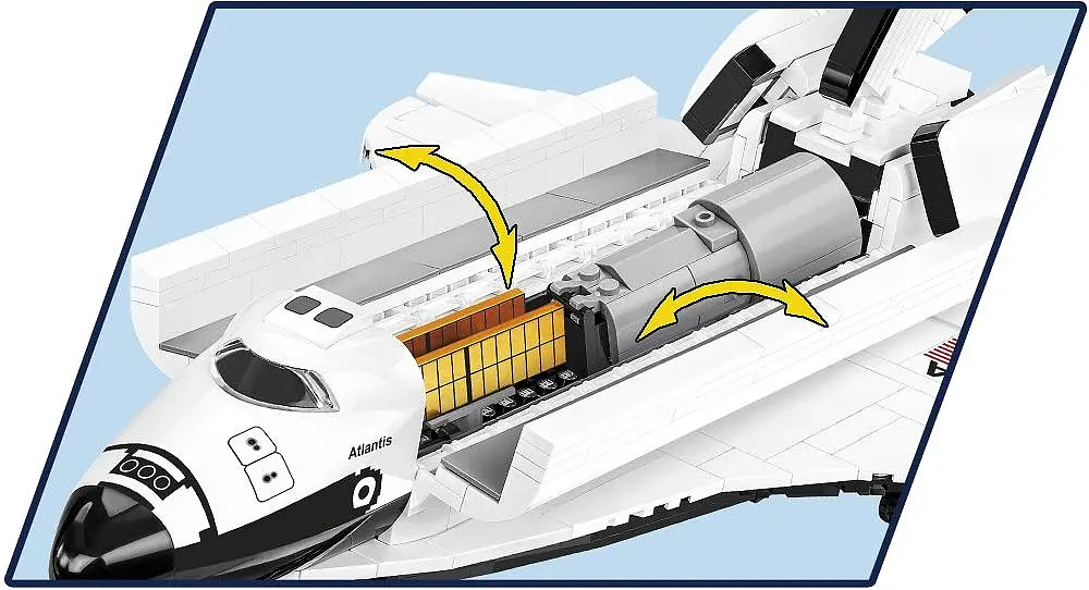Конструктор СОВЫ космический шаттл Space Shuttle Atlantis 1930 - фото 5