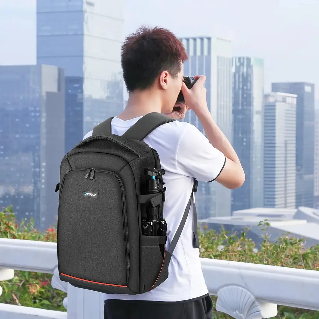 Рюкзак для фотоапарата Puluz PU5015B 31х45х15 см Чорний (IBF084B) - фото 9