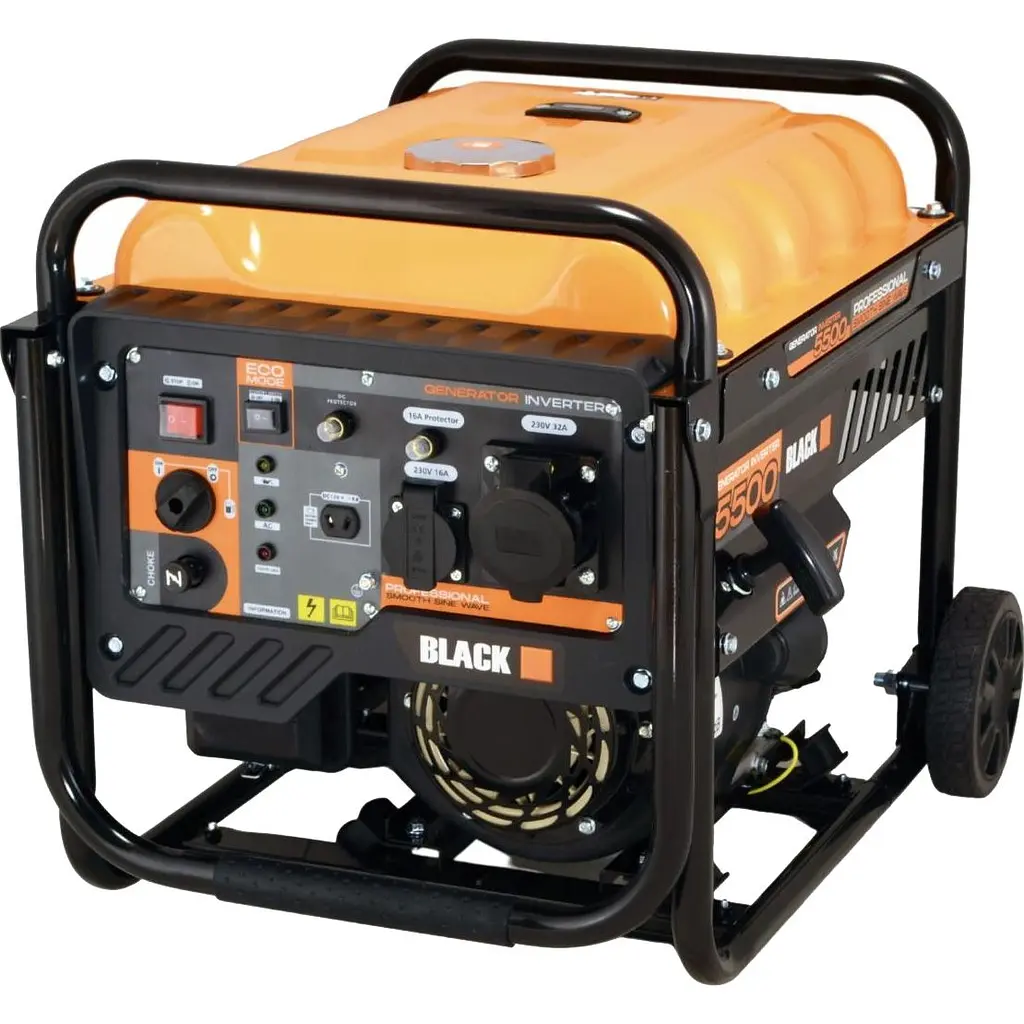 Інверторний бензиновий генератор Black 230V 8HP 230V 5500W (13611) [157876] - фото 2