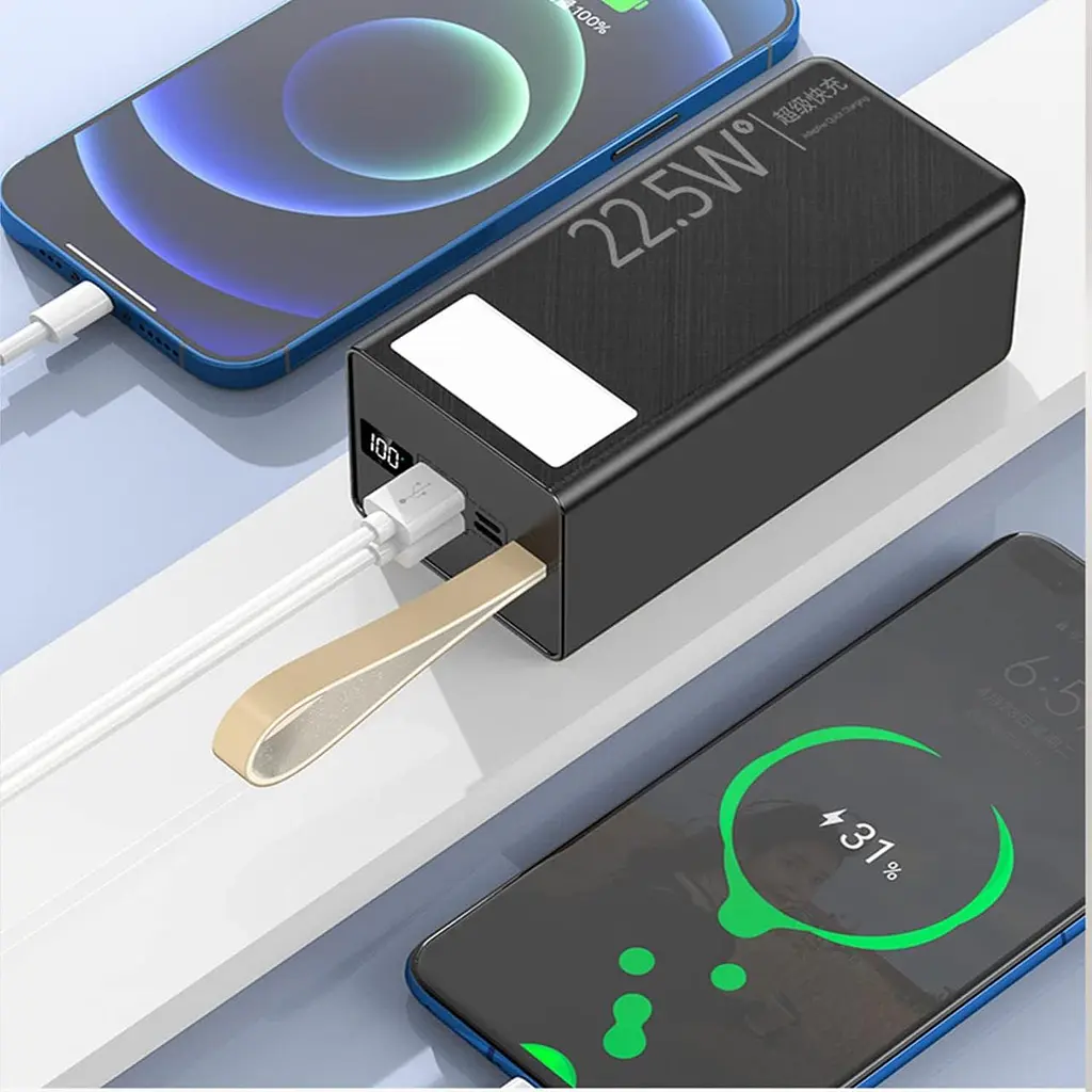 Мобільна зарядка UNITECH U86A 50000mAh 22.5W зі швидкою зарядкою ∙ Портативний акумулятор Power Bank UNITECH U86A 50000mAh - фото 6