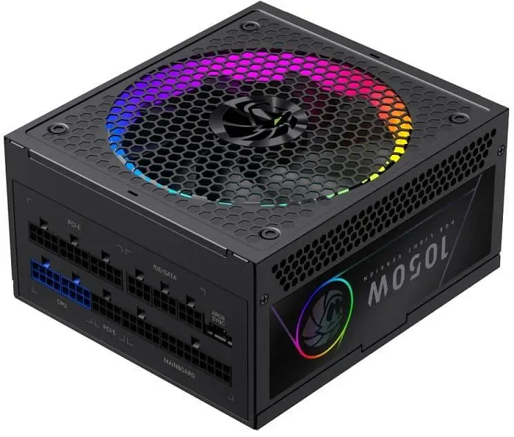 Блок питания GameMax RGB 1050G 1050W 80+ Gold (RGB 1050G) - фото 2