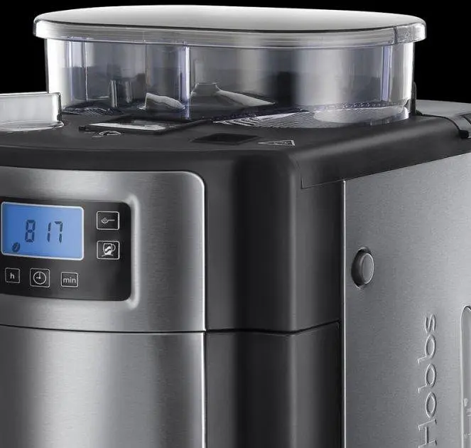 Кофеварка капельная Russell Hobbs ECO1195 с помолом зерна теплая поддержка 1.5 л 1000 Вт черная - фото 3