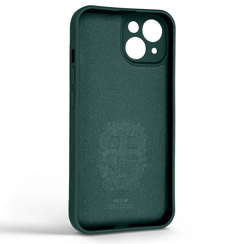 Силиконовый чехол для Apple iPhone 14, Icon Ring, зеленый, панель-накладка, с кольцом-подставкой на 360°, противоударный, возможность использования магнитных держателей, ArmorStandart (ARM68691) - фото 2