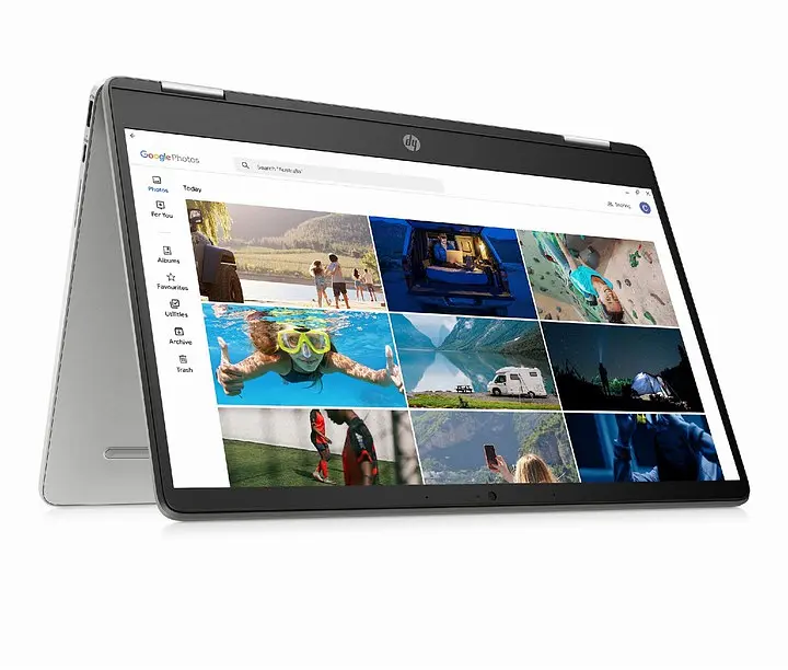 Ноутбук HP ChromeBook X360 14a-ca-0000sl 140" IPS FHD Сенсорний Intel Celeron N4120/4Gb/64Gb SSD/ Google Chrome OS (OB) - фото 3