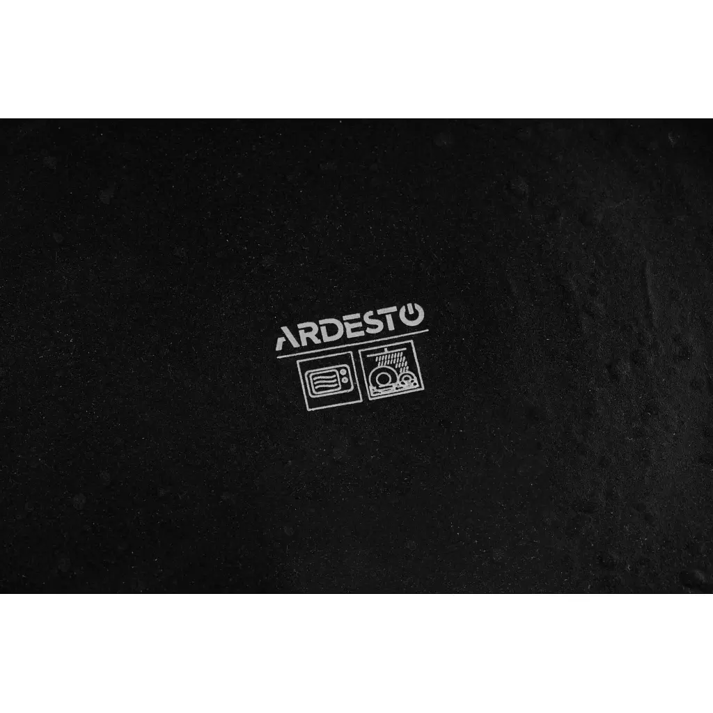 Тарілка ARDESTO Trento Dessert 20.5 см чорна (AR2920TB) - фото 8