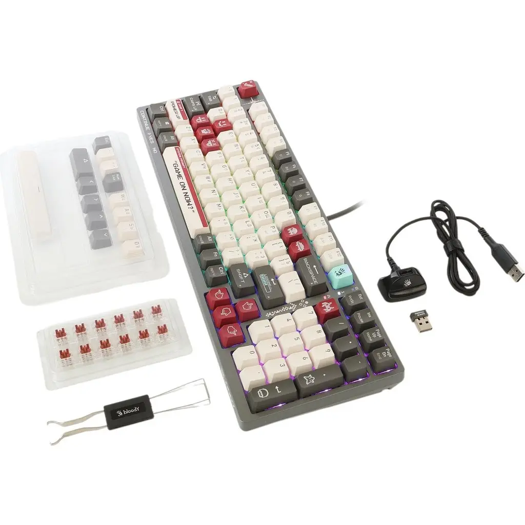 Клавиатура Bloody WS98 Pixels Red [157569] - фото 16