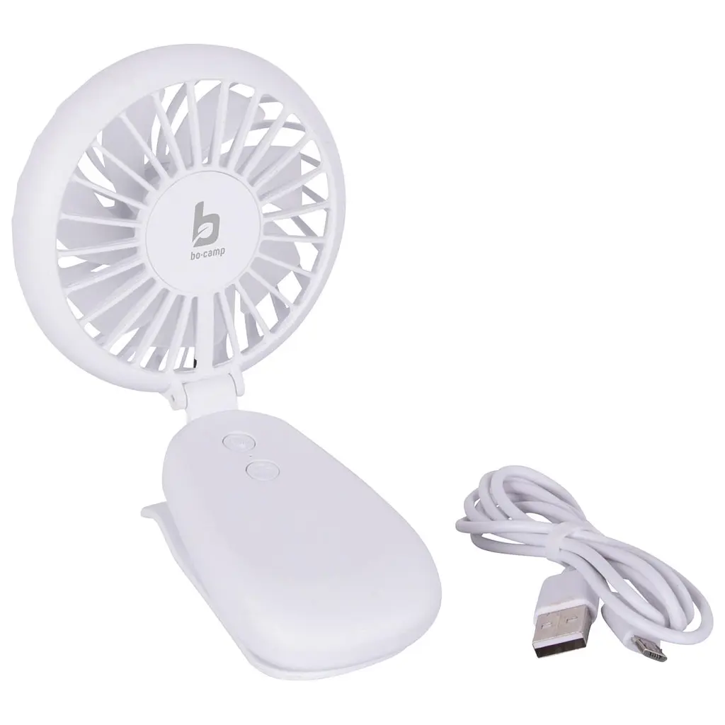 Вентилятор акумуляторний Bo-Camp Mini Fan With Clamp White (8520960) - фото 2