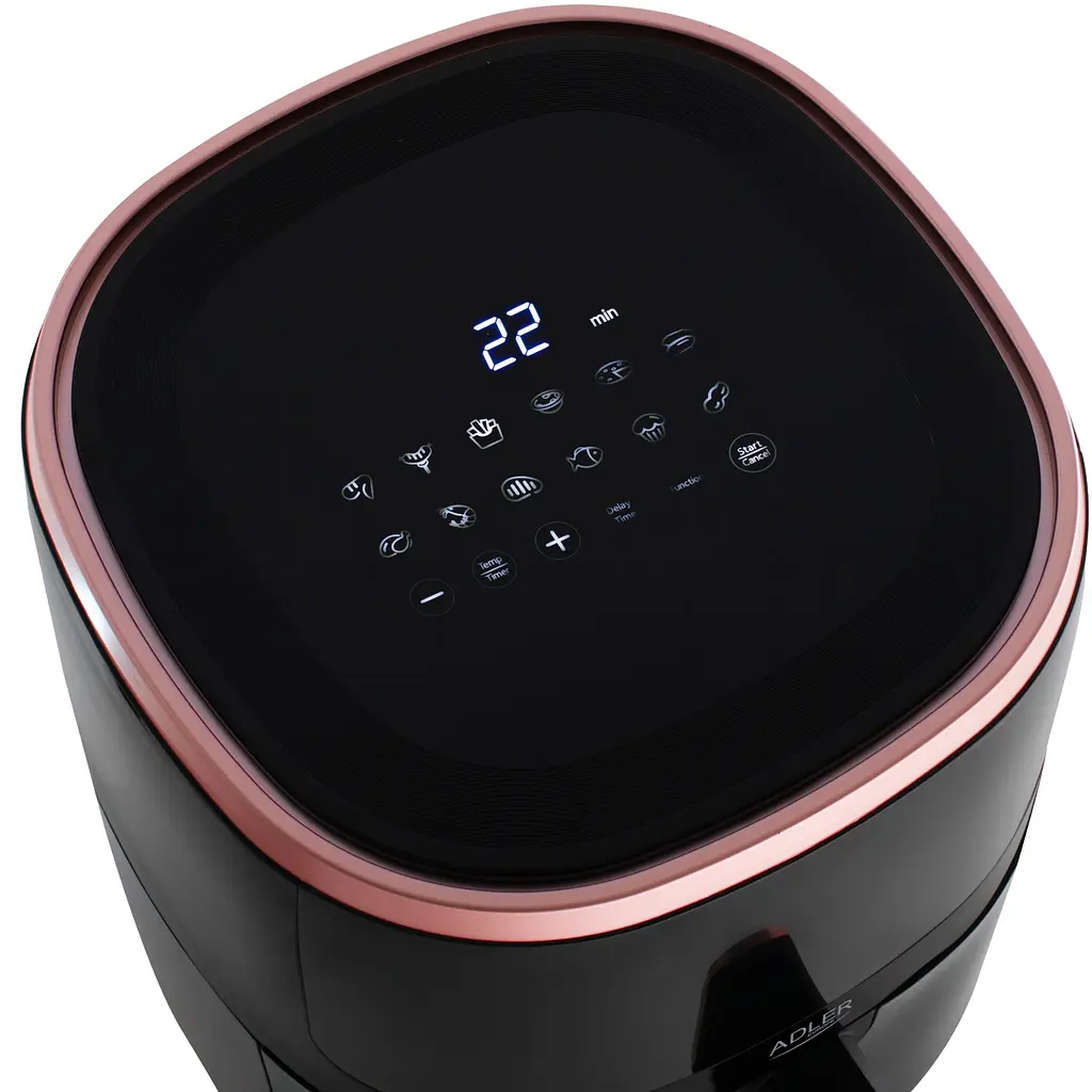 Мультипечь Adler AD 6322 2000Вт/чаша 5л/программ:12/сенсорное управление/таймер/черная - фото 5