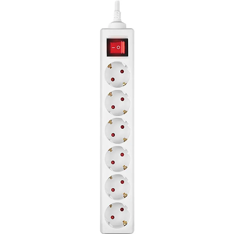 Фільтр живлення REAL-EL RS-6 Protect M 1.8м Білий (EL122300031) - фото 10