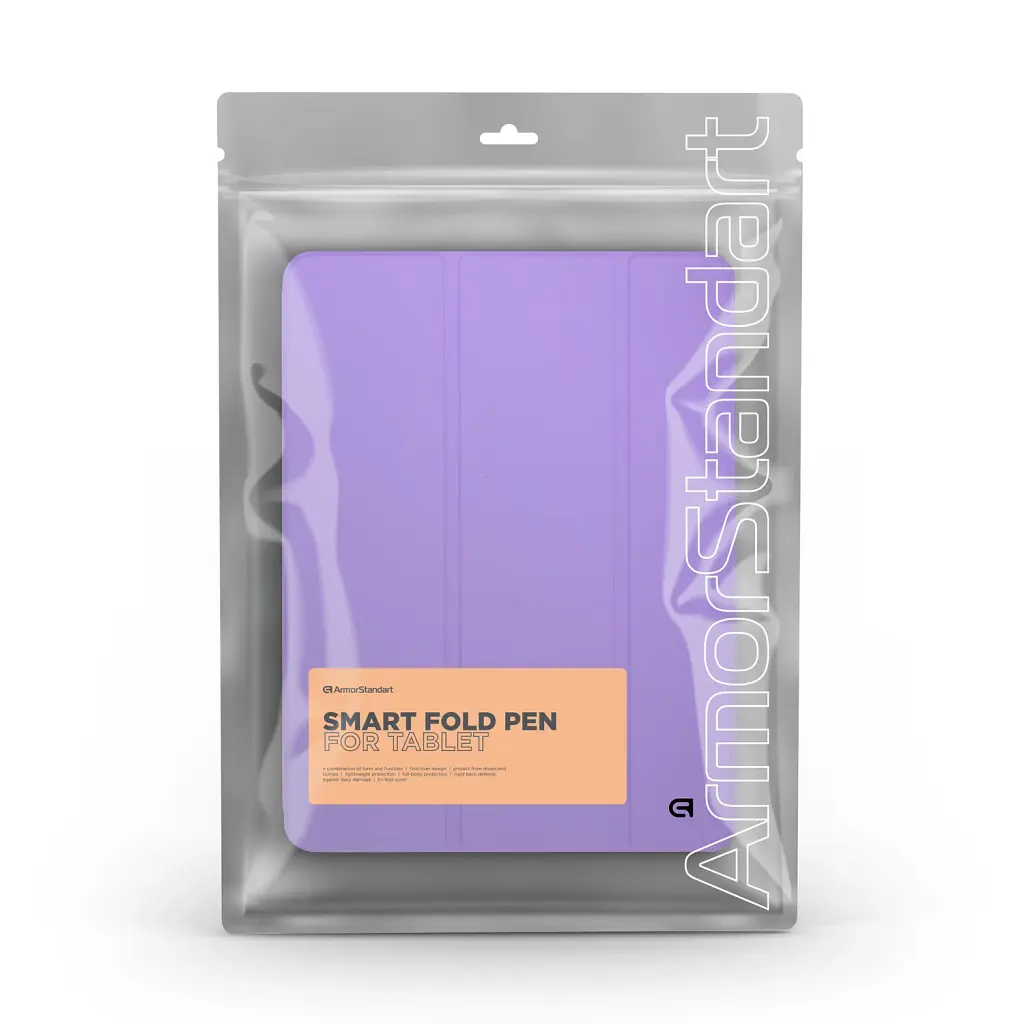 Чохол ArmorStandart Smart Fold Pen для Samsung Galaxy Tab S9+ / S9 FE+ / S10+ Light Purple - фото 8