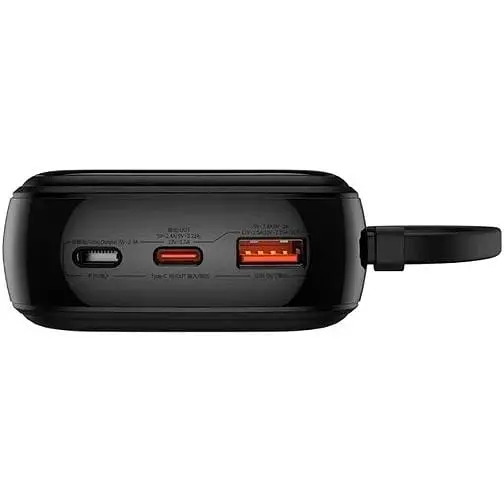 Аккумулятор внешний Baseus QPow Pro FC с 2 встроенными кабелями 20000 mAh 22.5 (P10067103113-00) - фото 5
