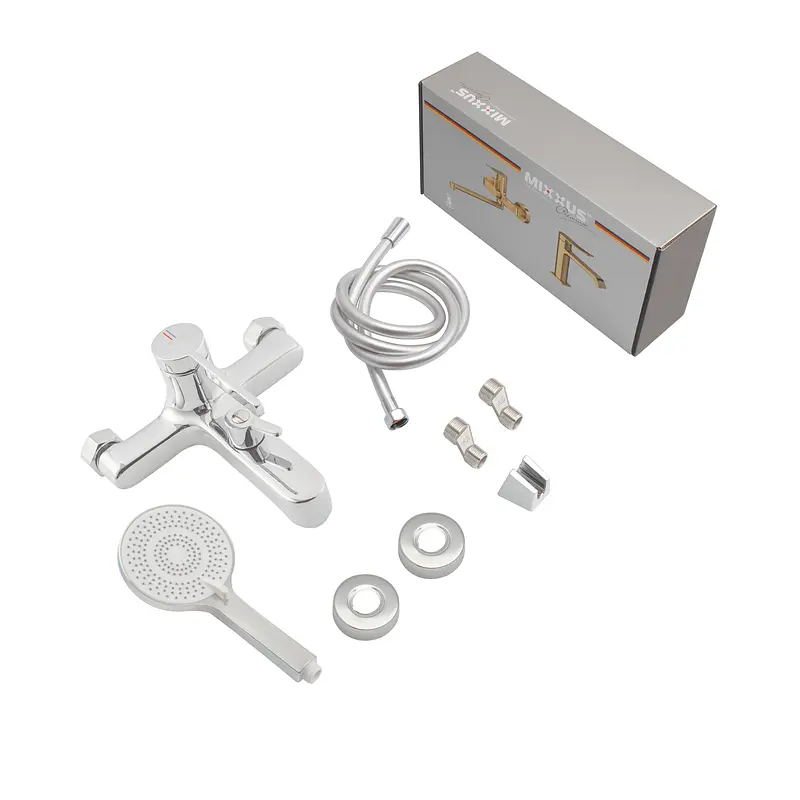 Смеситель для ванны Mixxus Premium Verdi 009 (Euro) MI8243, Хром - фото 4