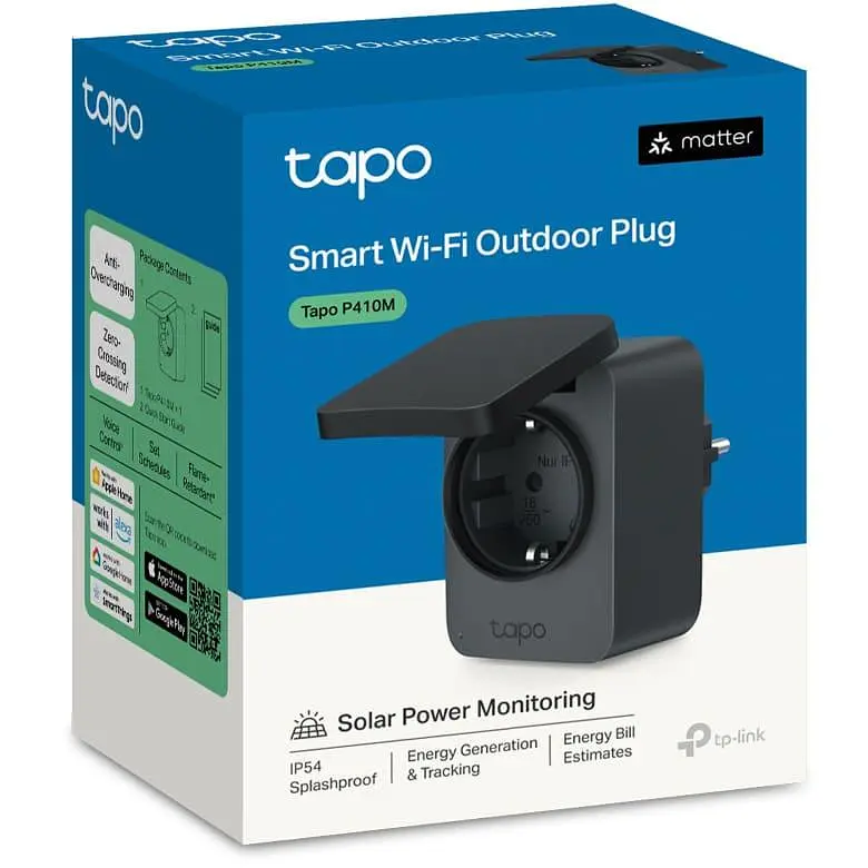 Розумна зовнішня Wi-Fi розетка TP-Link, Tapo P410M Tapo P410M - фото 4