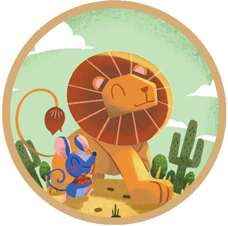 Аудіоказка з проектором Ambo Funtamin Лев та мишеня (AF6339LM) - фото 3