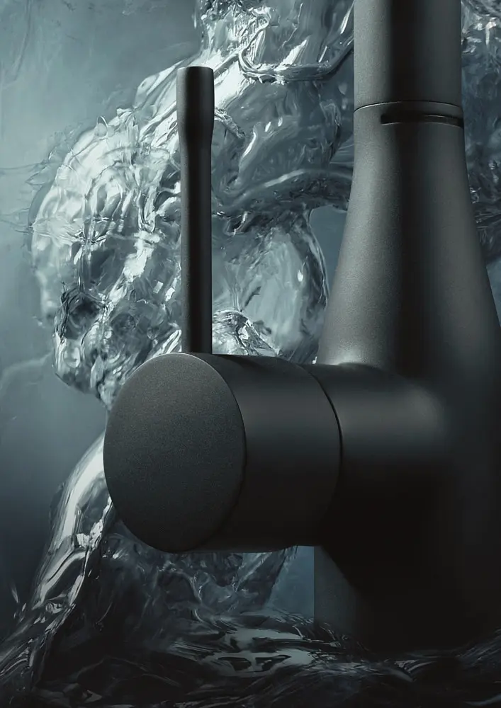 Змішувач для умивальника L-Size Grohe Essence 24177KF1 Чорний матовий - фото 6