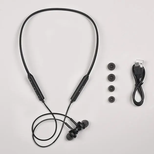 Навушники Bluetooth Hoco ES18 Faery sound, 4h black - фото 5