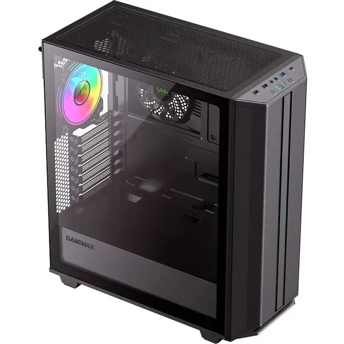 Корпус GameMax Precision 2 Black with window - фото 9