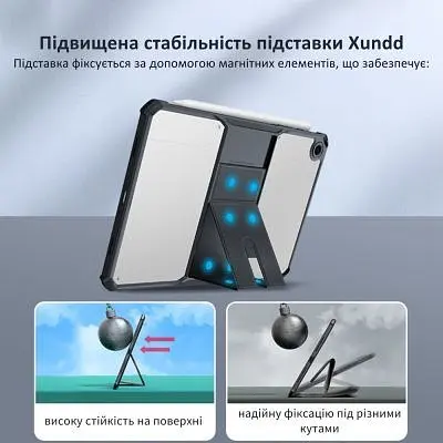 Чохол до планшета BeCover Stand Samsung Galaxy Tab A11 Plus SM-X236B 11.0" Black (714965) - фото 3