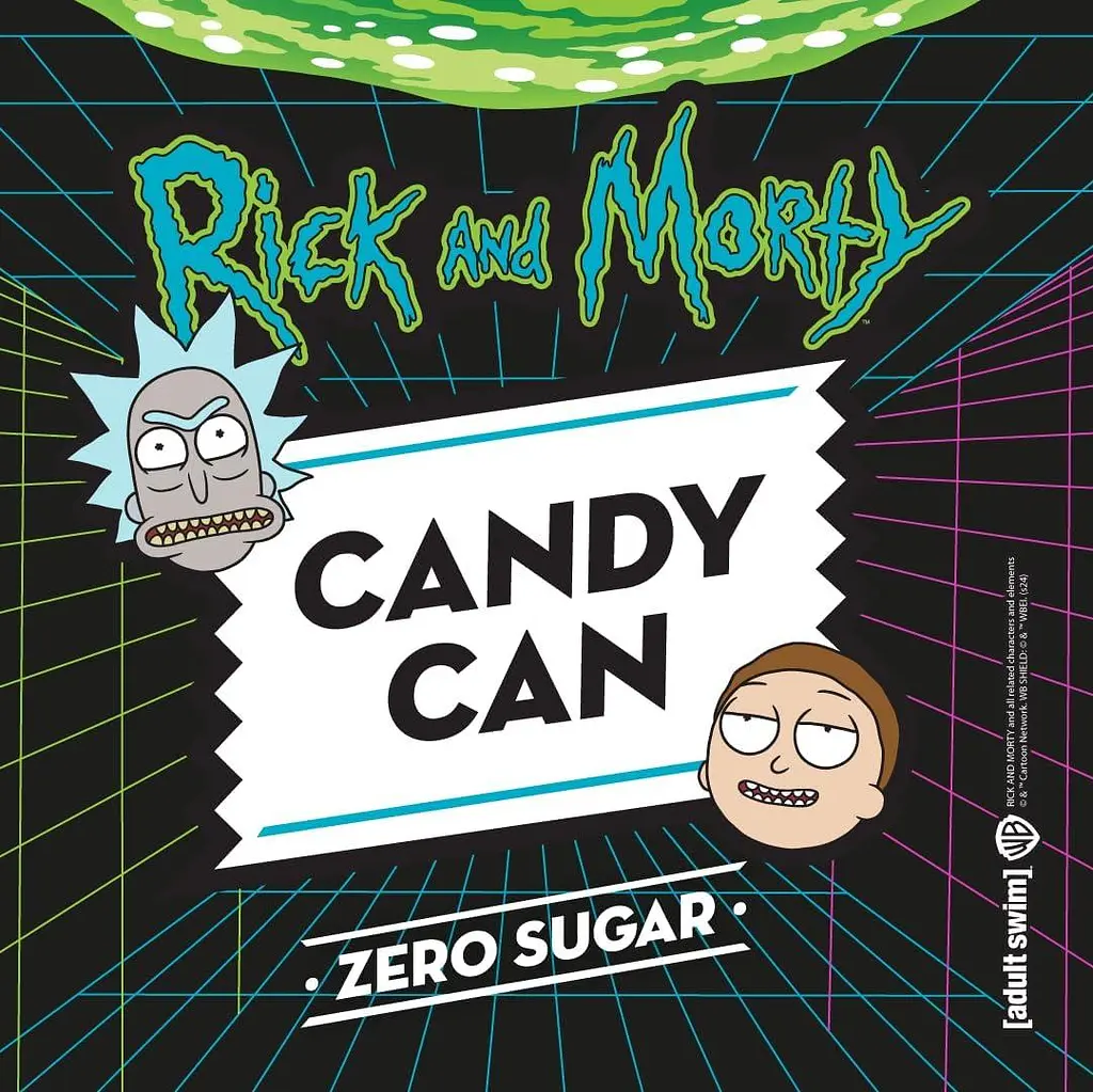 Газований напій Candy Can Rick and Morty Purple Potion Sugar Free зі смаком винограду 330 мл - фото 7