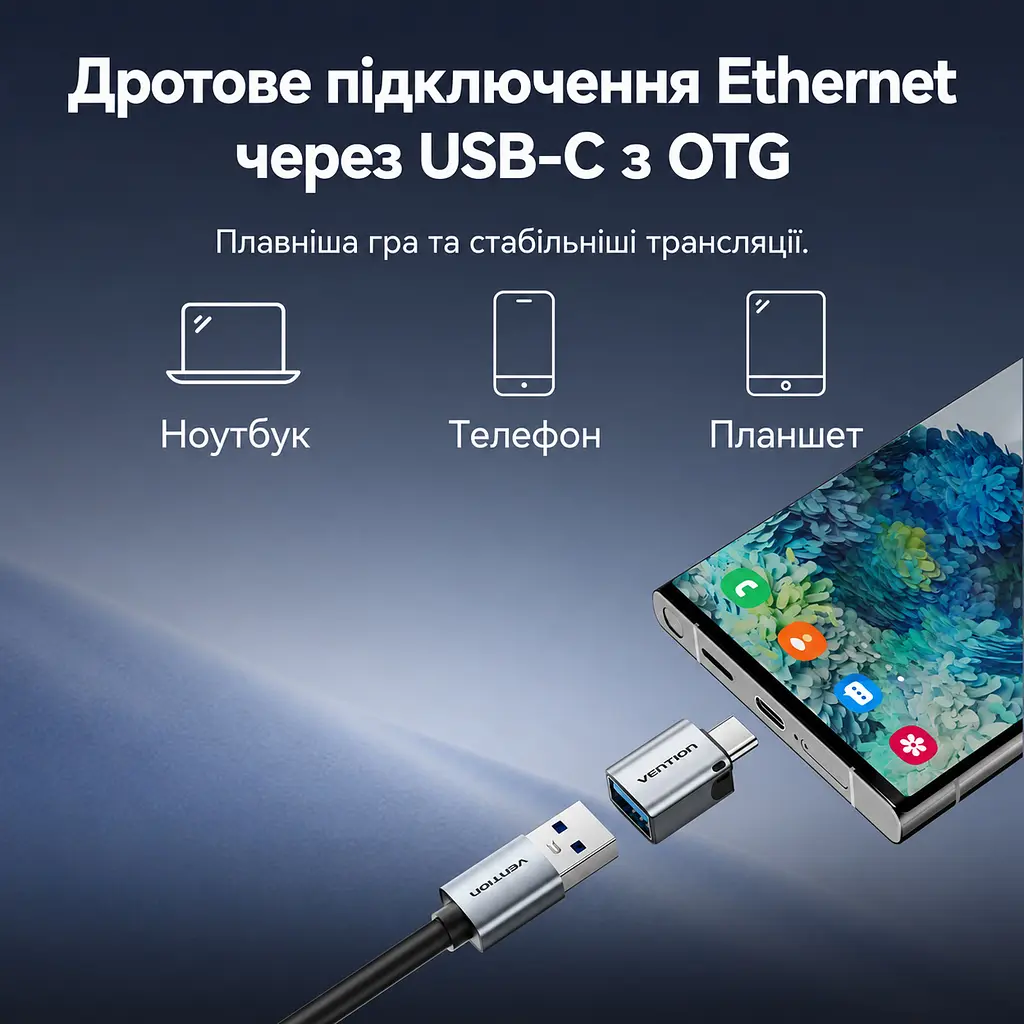 Ethernet-адаптер Vention зовнішня мережева карта USB-A на RJ45 до 2,5 Гбіт/с для швидкості понад 1 Гбіт/с потрібен кабель Cat6 або вище без налаштування у Windows 11 та macOS із захистом від короткого замикання та перенапруги алюмінієвий корпус для відведення тепла вбудований кабель 0,15 м сірий (CFSHB) - фото 10