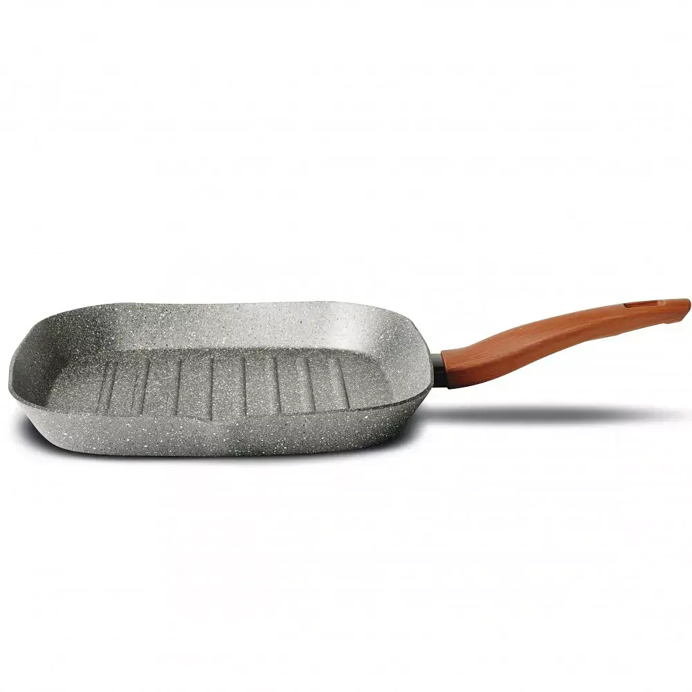 Сковорода гриль TVS Mineralia Eco Induction 28х28 см