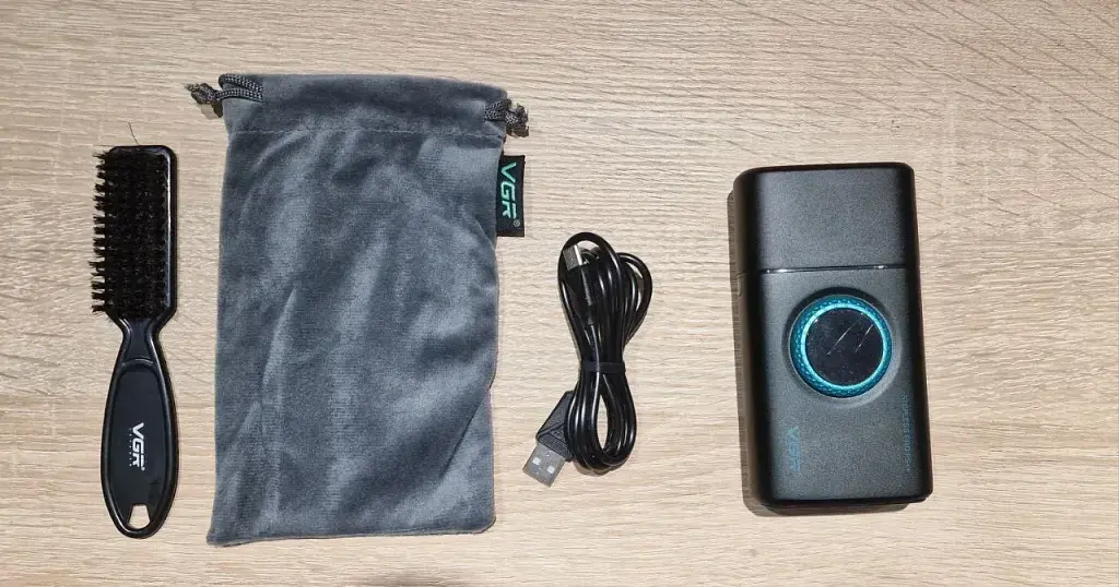 Электробритва-шейвер VGR V-377 (9000 об/мин, Титановая сетка, LCD-дисплей, USB) - фото 7