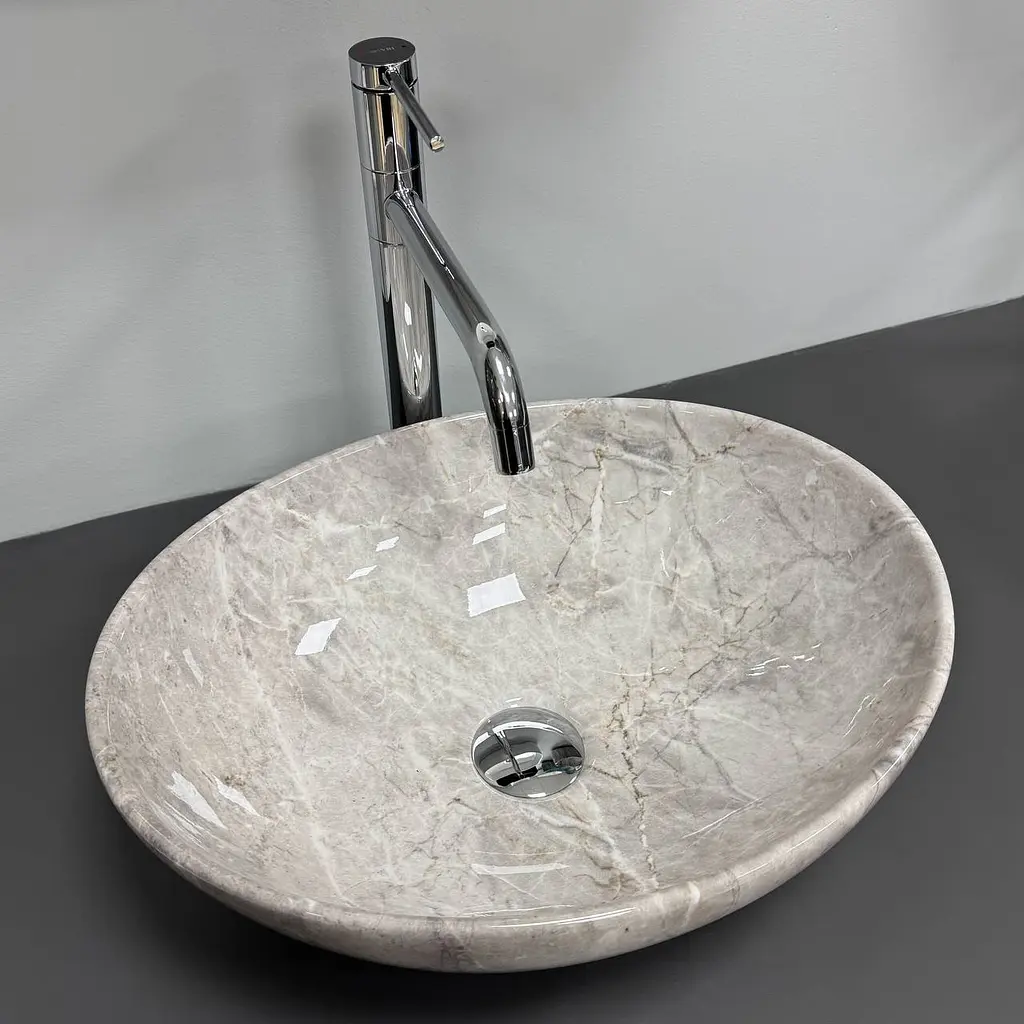 Умивальник VBI Parma накладний 41.5x33.5 см stone glossy VBI-011027 - фото 4