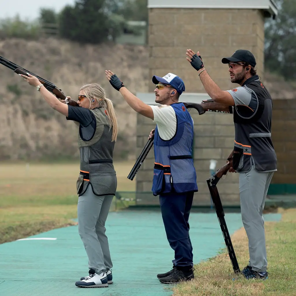 Жилет стрелковый Beretta Full Mesh L Синий - фото 6