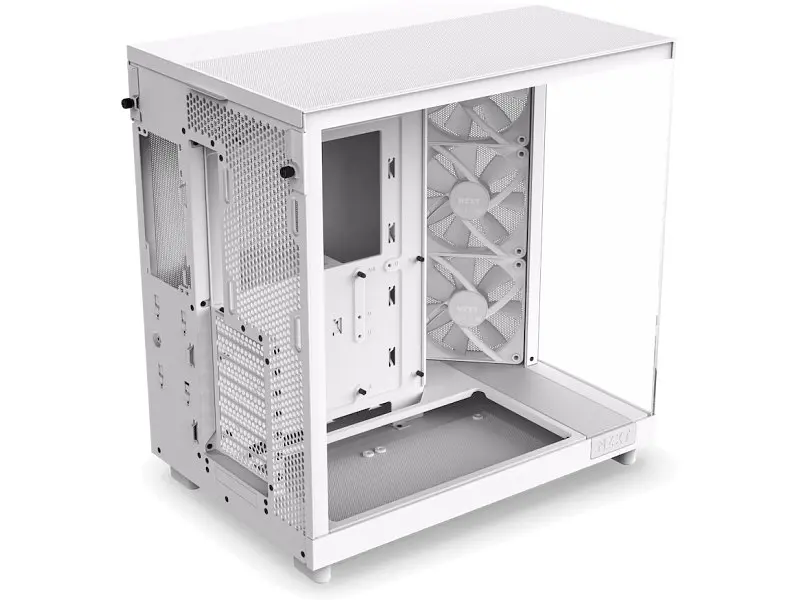Корпус NZXT H6 Flow RGB Matte White (CC-H61FW-R1) - фото 4