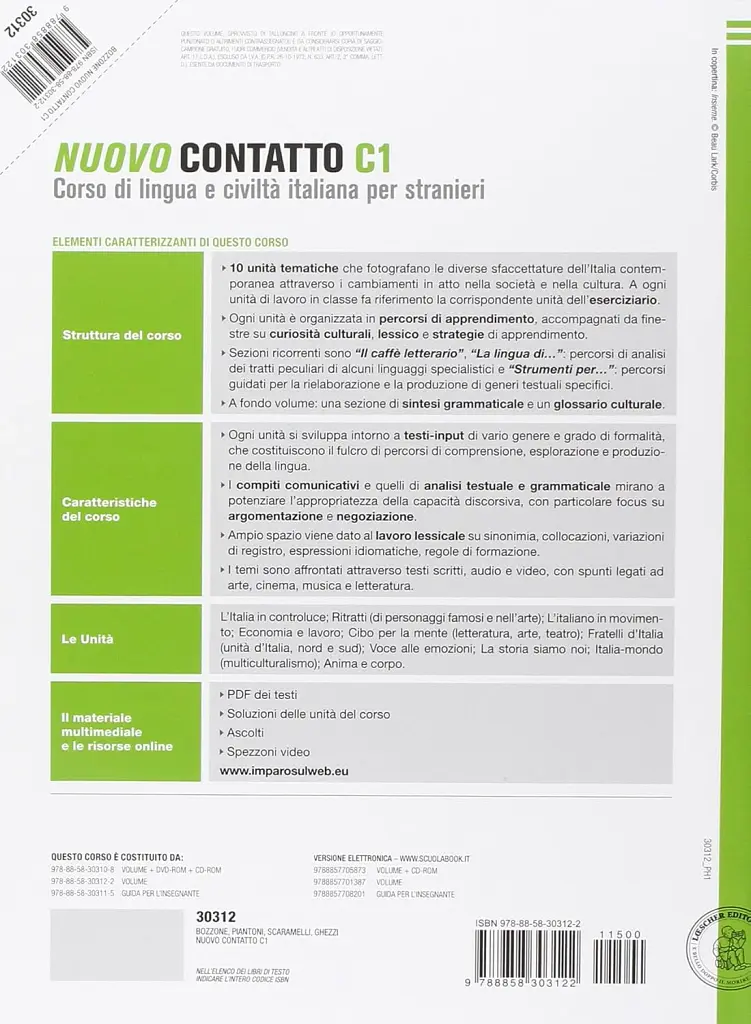 Nuovo Contatto C1 Manuale + Eserciziario - Розелла Боццоне Коста - фото 2